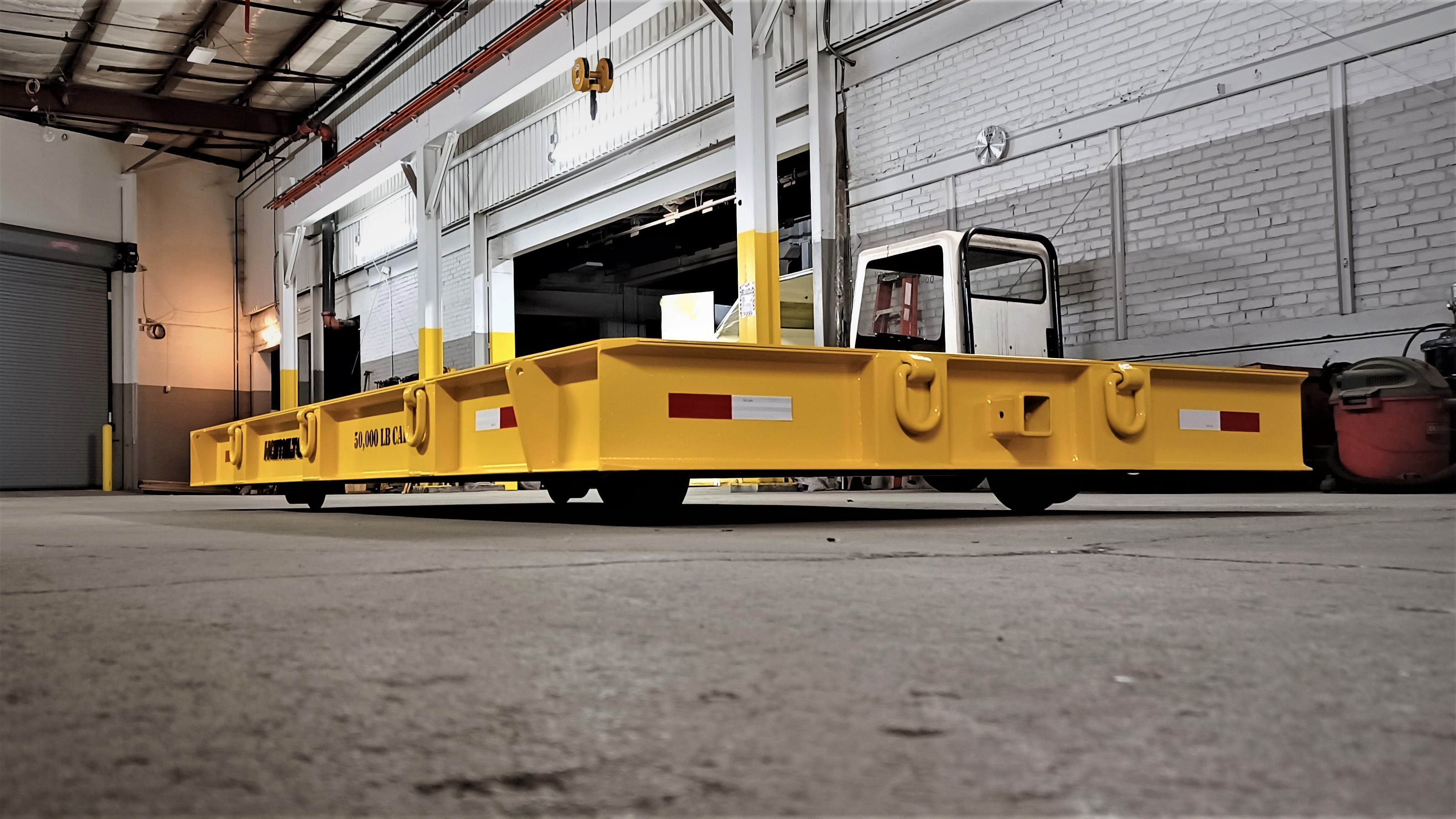 xt3456 - Hamilton Caster Rail Cart, reversible, 50,000 lbs